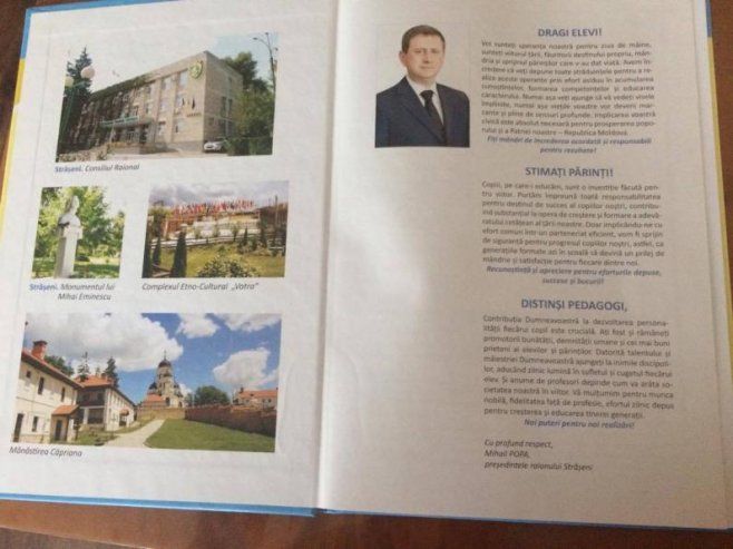 Campanie electorală? Elevii din Strășeni și Ungheni au primit agende cu președinții de raioane