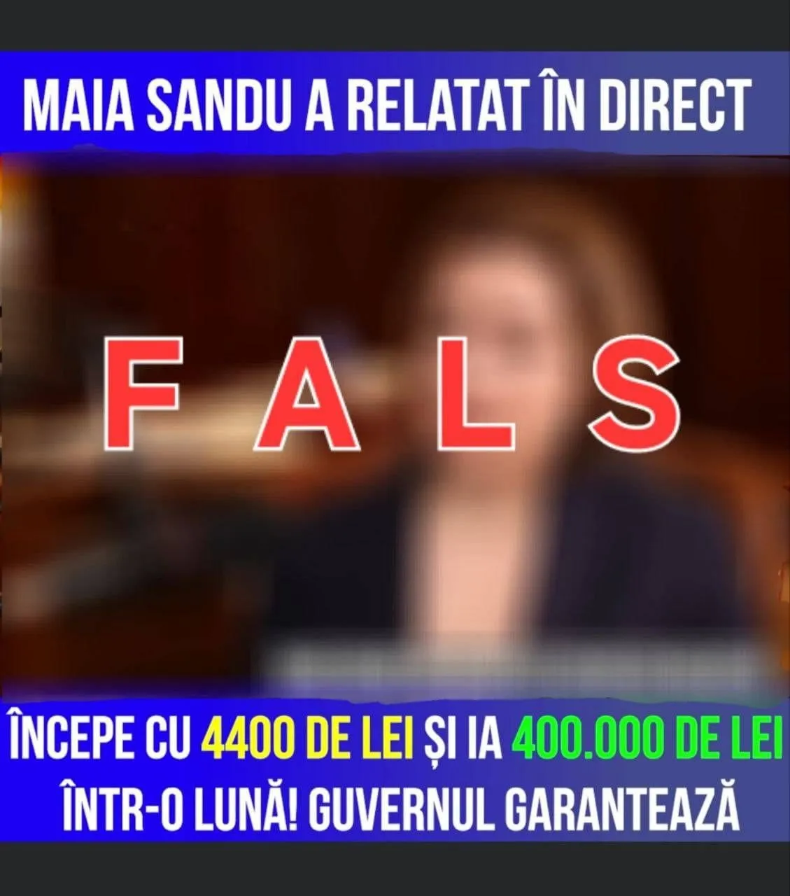 Un video fals despre o schemă de investiții circulă pe rețelele sociale
