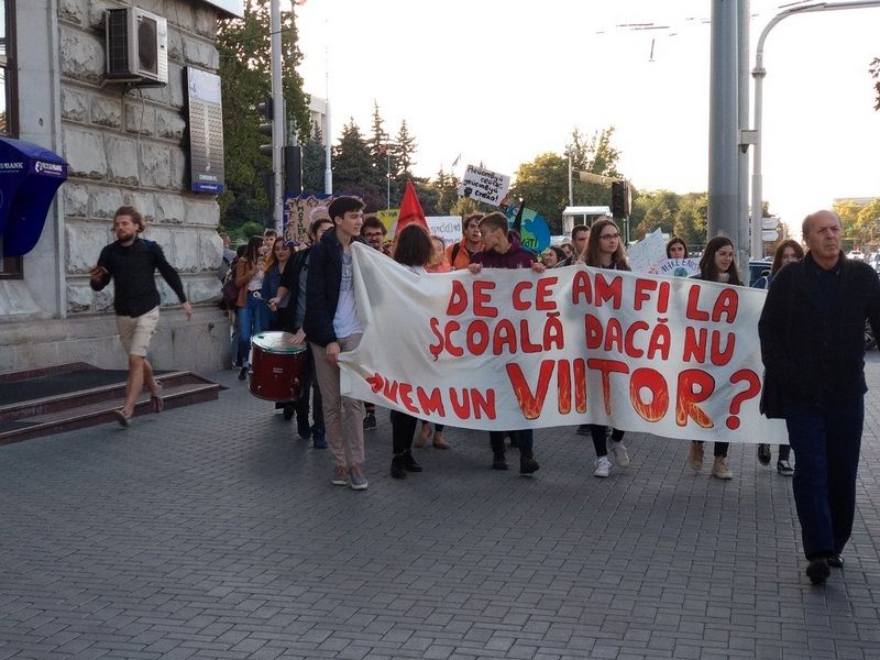 Молдова присоединилась к Всемирной забастовке в защиту климата