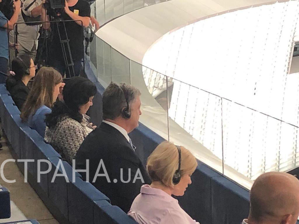 Для Порошенко не нашли места в зале Европарламента