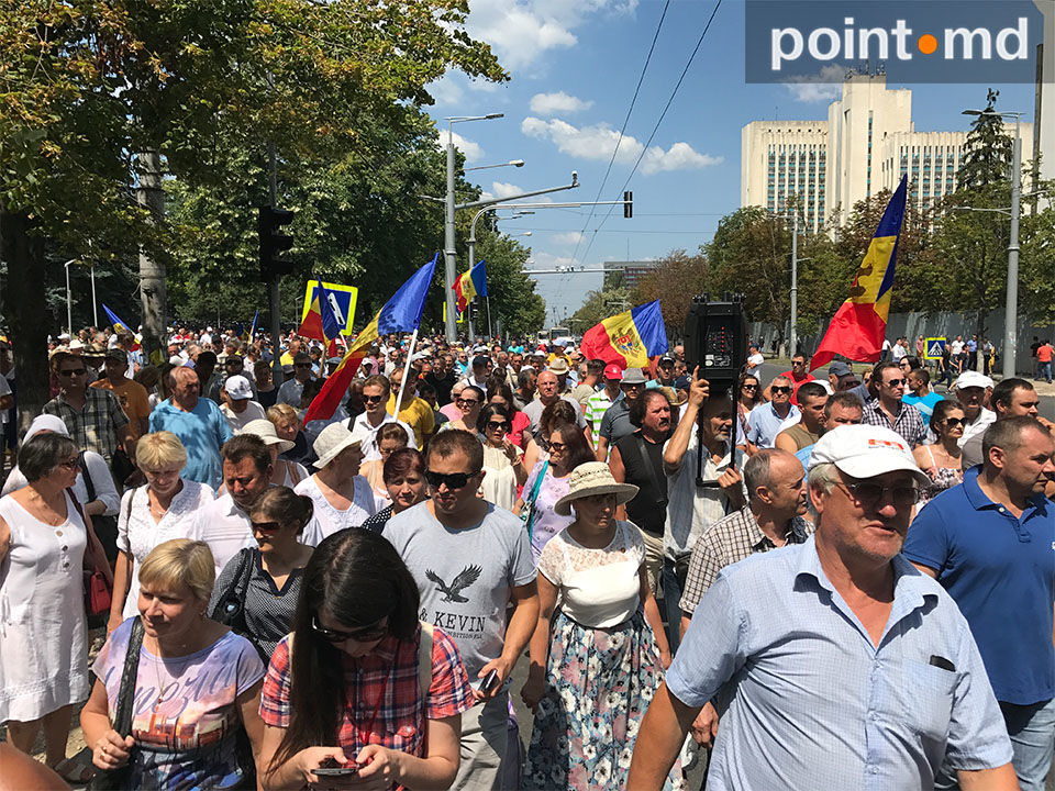 В Кишиневе прошли протесты против смешанной системы выборов
