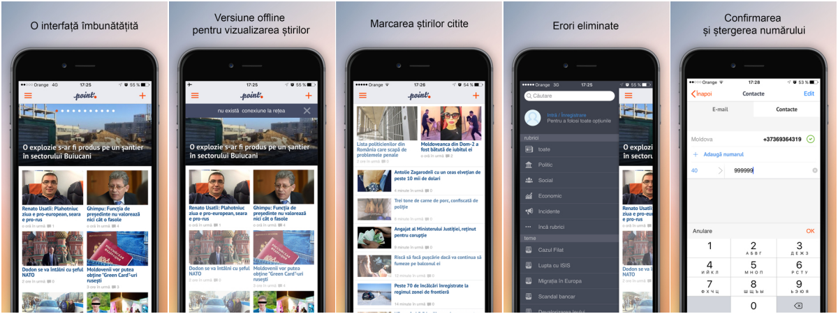 Aplicaţia mobilă Point News: Toate noutăţile, în buzunarul tău