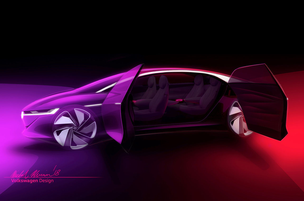 Volkswagen показал концепт премиального электрического седана