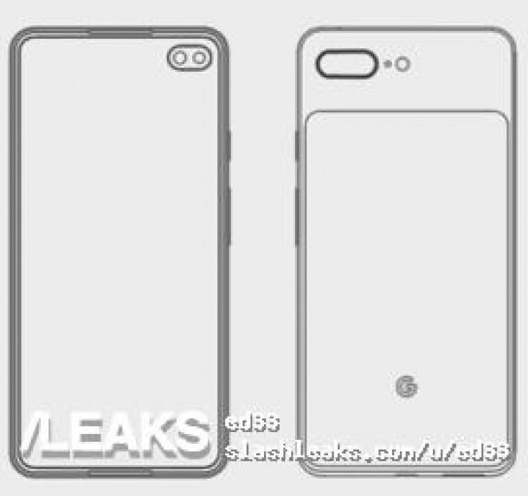 Первое изображение Google Pixel 4 раскрыло его дизайн
