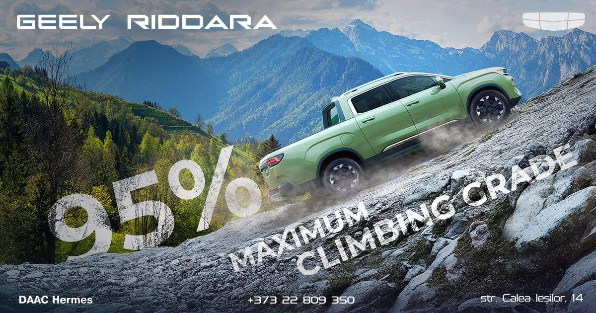 Este clipa ideală să cumpărați pick-up-ul electric Geely cu un preț promoțional excepțional