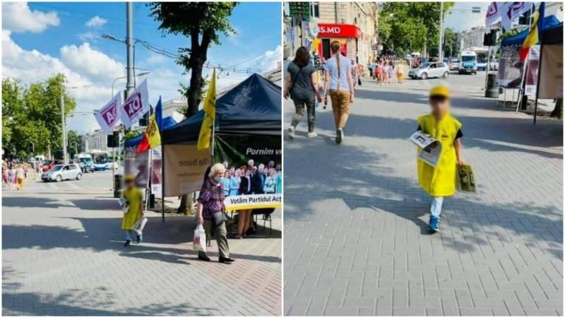 Гросу о ребенке, раздававшем листовки: Такое больше не повторится