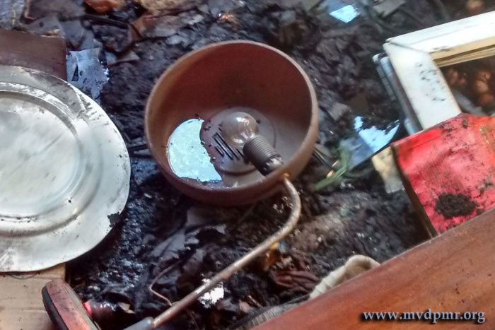 В Слободзее загорелся 2-этажный частный дом