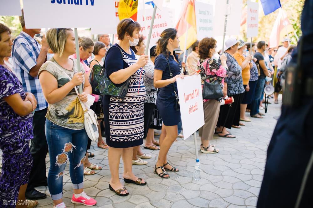 Ultimatum pentru JurnalTV de la orheieni: Protestatarii amenință că vor întinde corturi