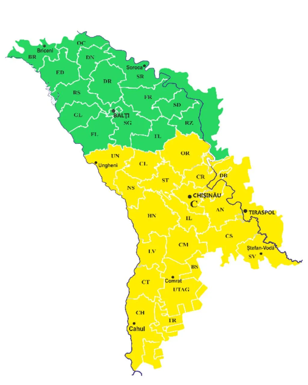 В Молдове объявили метеопредупреждение: ожидаются дожди и усиление ветра