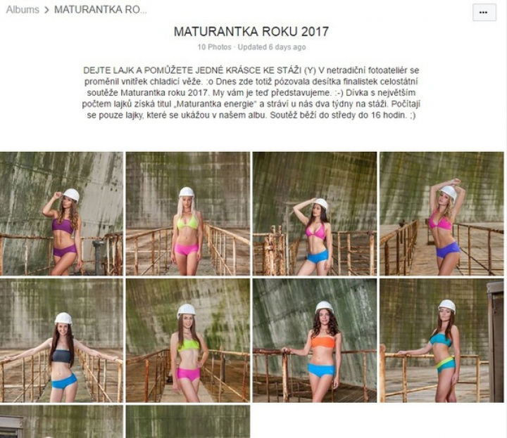 O centrală nucleară organizează un concurs de bikini pe facebook. Care este scopul