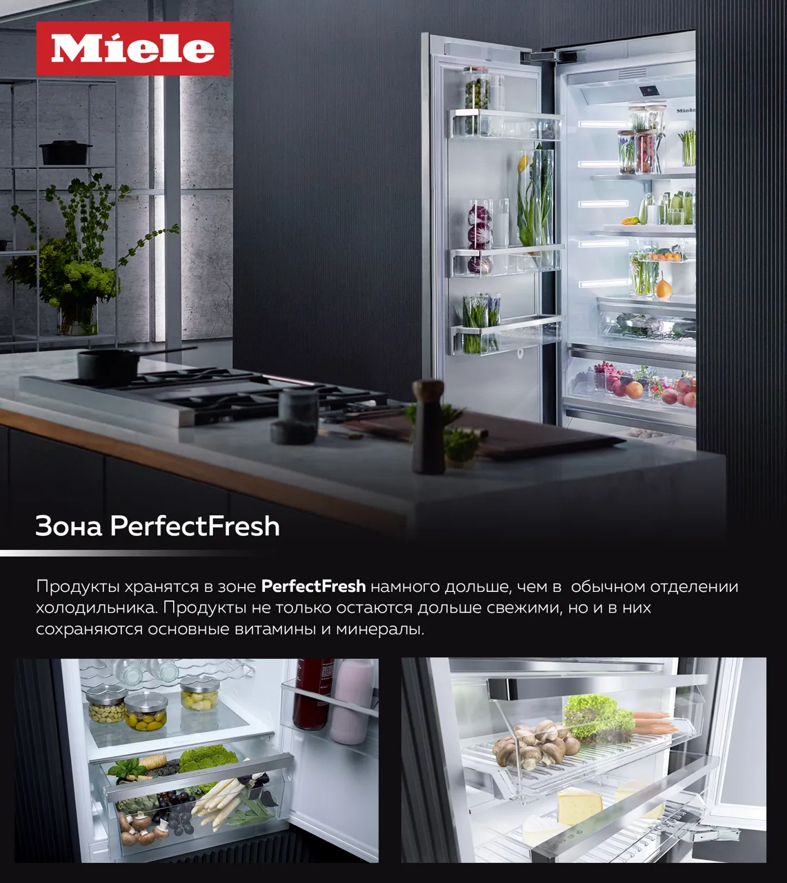 Premium Store: Новая генерация встроенных холодильников от Miele