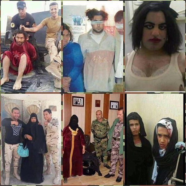 Gestul disperat al luptătorilor Stat Islamic: Se costumează în femei şi se machiază