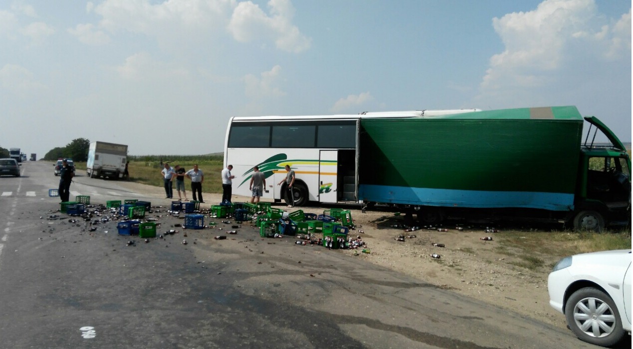 Accident cu miros de bere, pe traseul Orhei-Bălţi