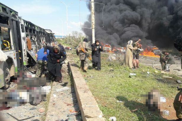 Peste 100 de morţi, după ce un jihadist a ademenit cu chipsuri copiii unui convoi de refugiaţi, apoi s-a detonat