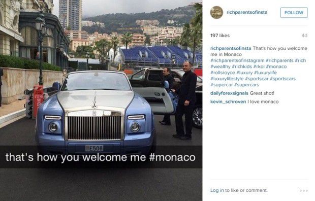 Viata luxoasa si aroganta a parintilor bogati de pe Instagram: "Astazi, m-am gandit sa mananc niste mancare de tarani"