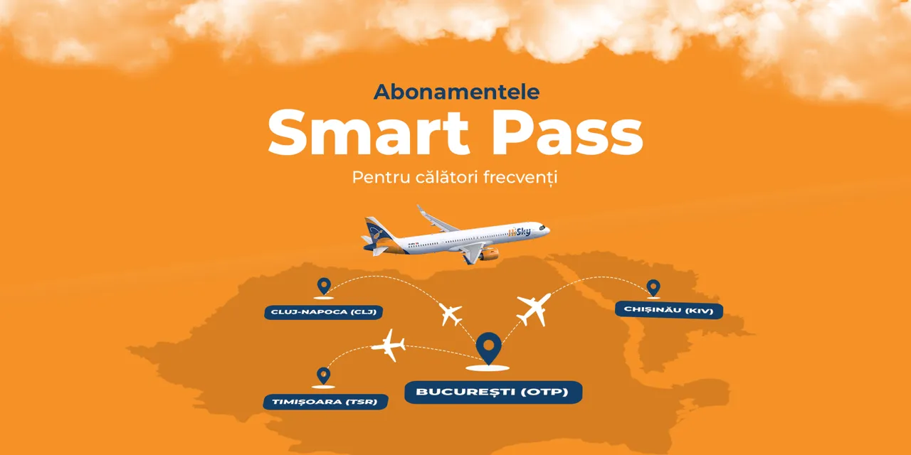 HiSky представляет абонемент «Smart Pass» для рейсов из Кишинева