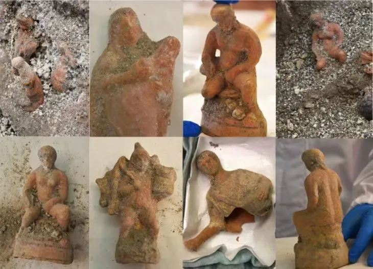 В Помпеях нашли отличные от других статуэтки богини для ритуалов древнего культа
