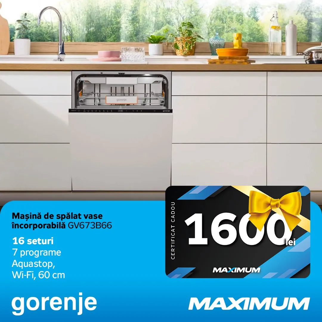 Maximum: Покупайте Gorenje и Hisense — получайте подарочные сертификаты и выбирайте технику на свой вкус