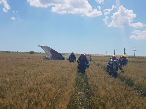 Un avion de vânătoare MIG21 al Armatei Române s-a prăbușit în județul Constanța