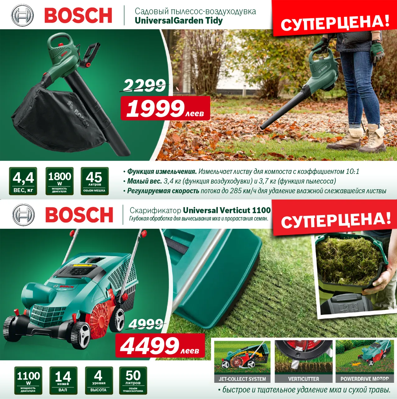 Bosch Siemens: Осенний сезон на даче, лучшие цепные пилы