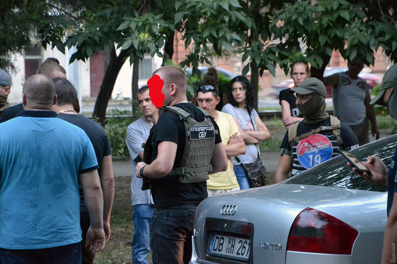 Погоня СБУ в Одессе: члены банды были на авто с молдавскими номерами