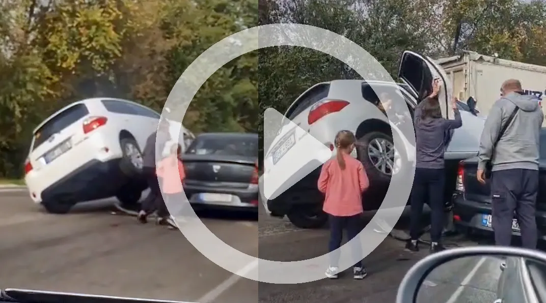 В Кишиневе произошло необычное ДТП