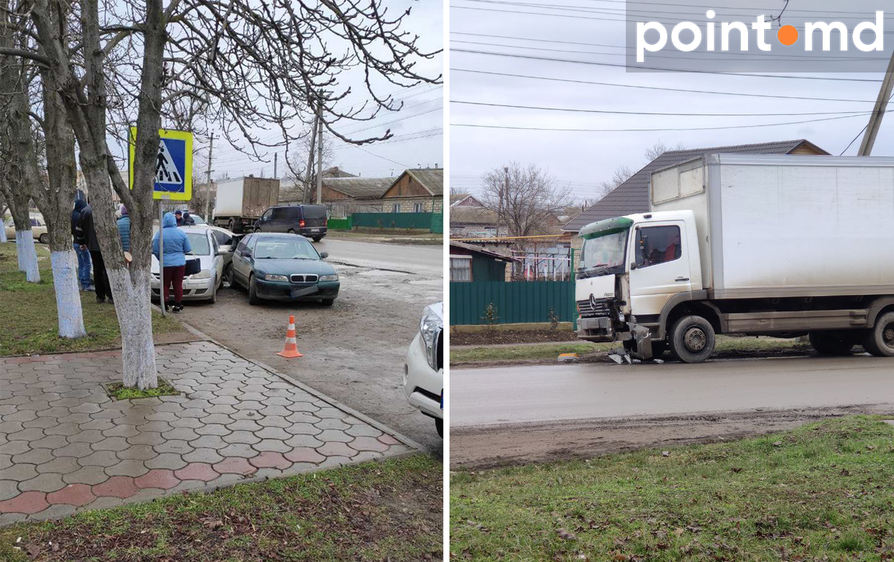 В Басарабяске произошло ДТП с участием четырех автомобилей