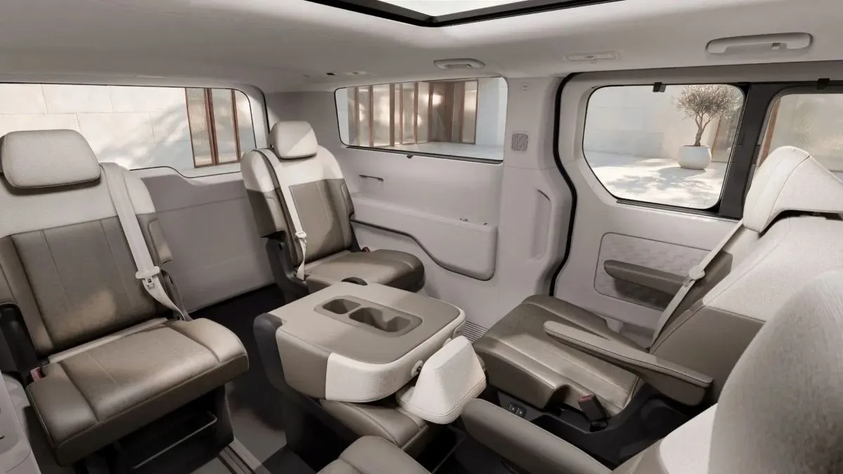 Представлены электрические фургон и микроавтобус Kia PV7