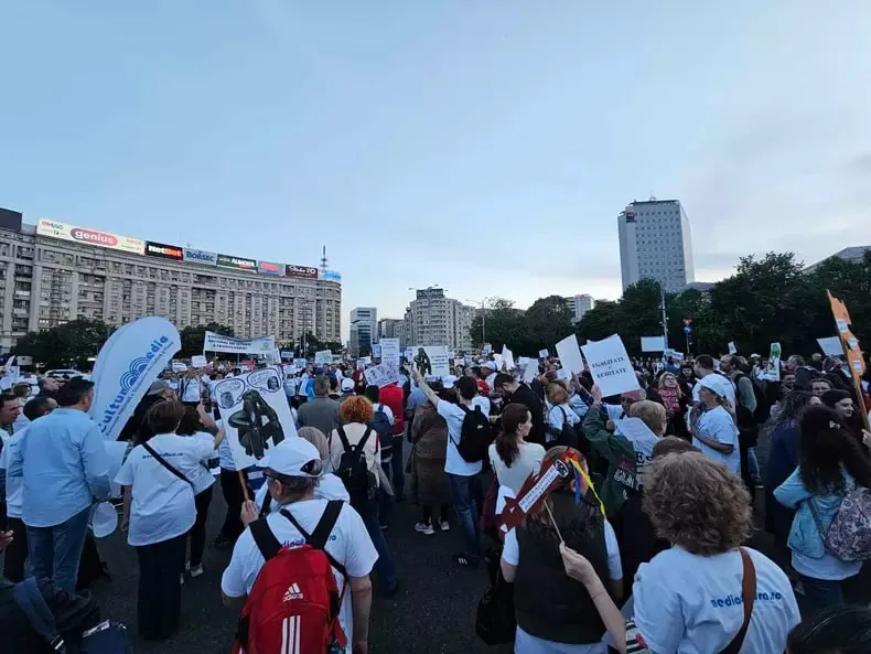 В ночь музеев в Румынии протестовали работники музеев и библиотек