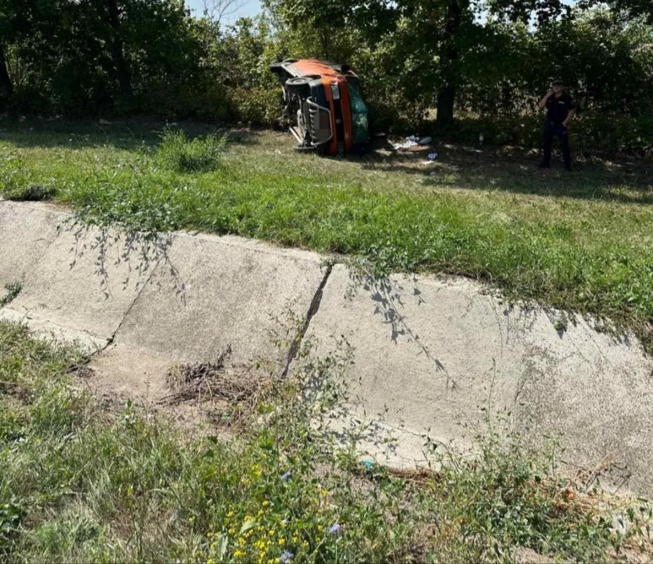 Accident în raionul Sângerei: Două persoane, transportate la spital