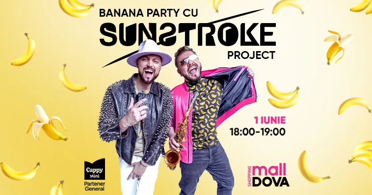 Bananamania la Shopping MallDova: 1 iunie pentru toată familia