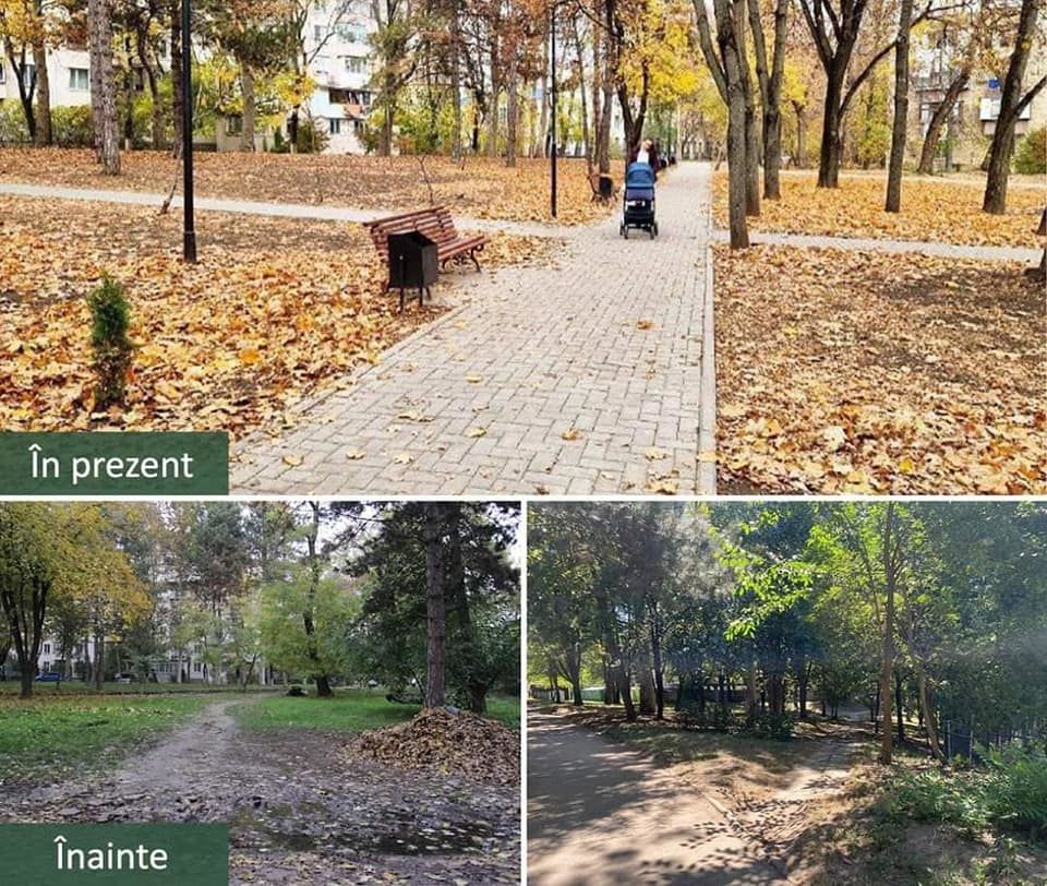 В парке "Шипка" на Рышкановке установлен небольшой фонтан