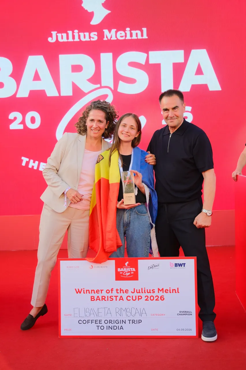 Sporter: Молдова выиграла глобальный финал Julius Meinl Barista Cup 2026