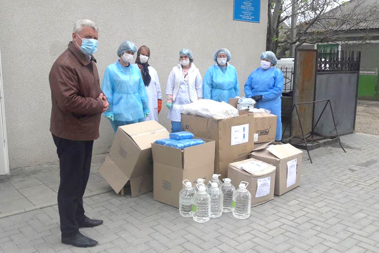ПРООН пожертвовала партию гуманитарной помощи селу Кирсова