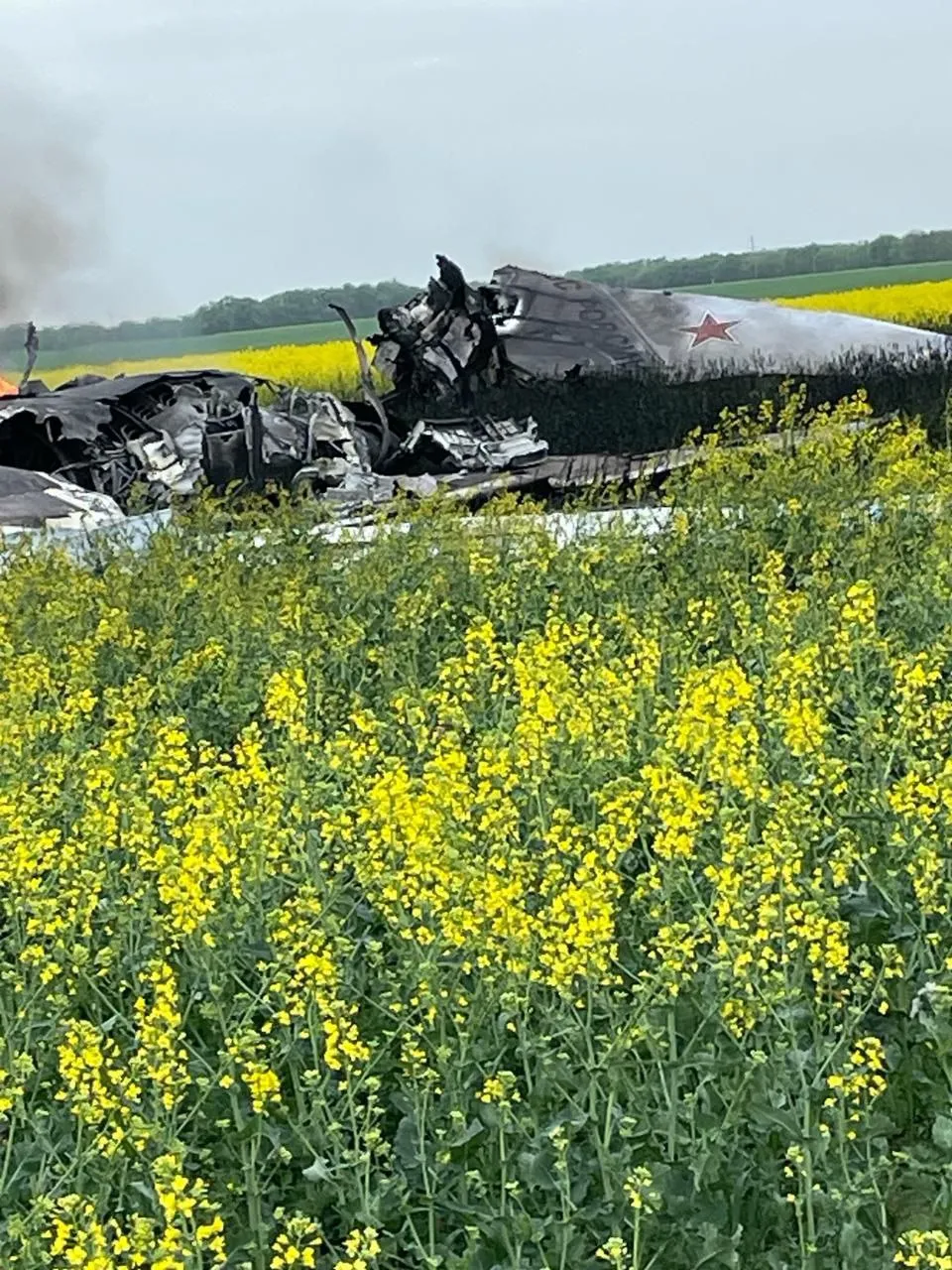 Самолет ТУ-22М3 потерпел крушение в Ставропольском крае