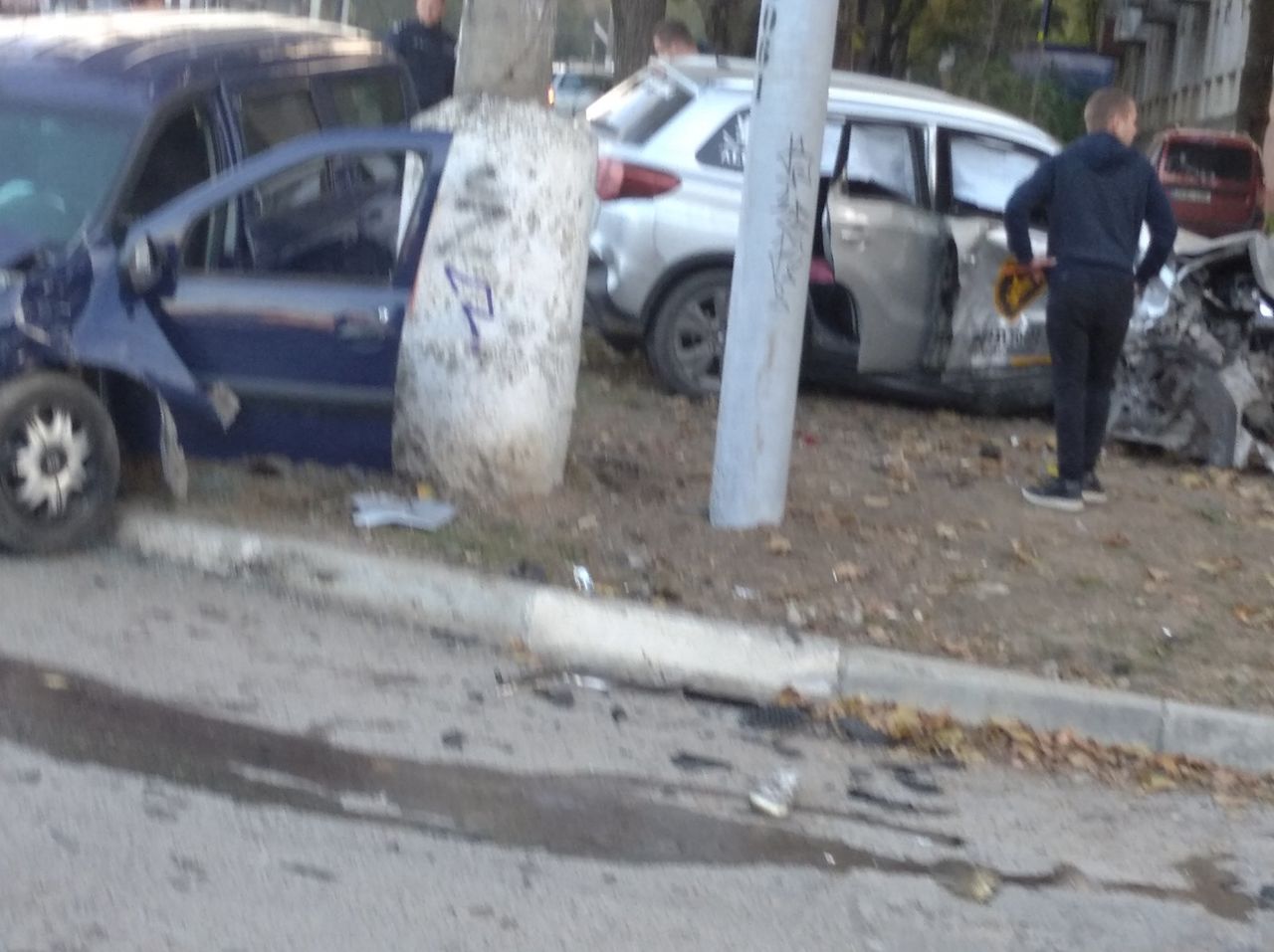 Утром в Бельцах произошла авария: есть пострадавшие