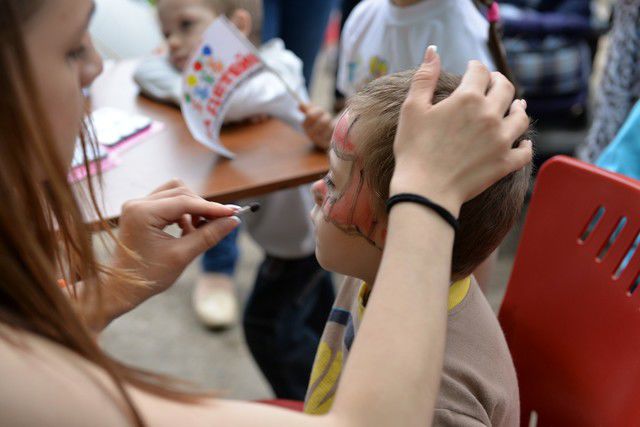 На Рышкановке состоялось открытие детской площадки