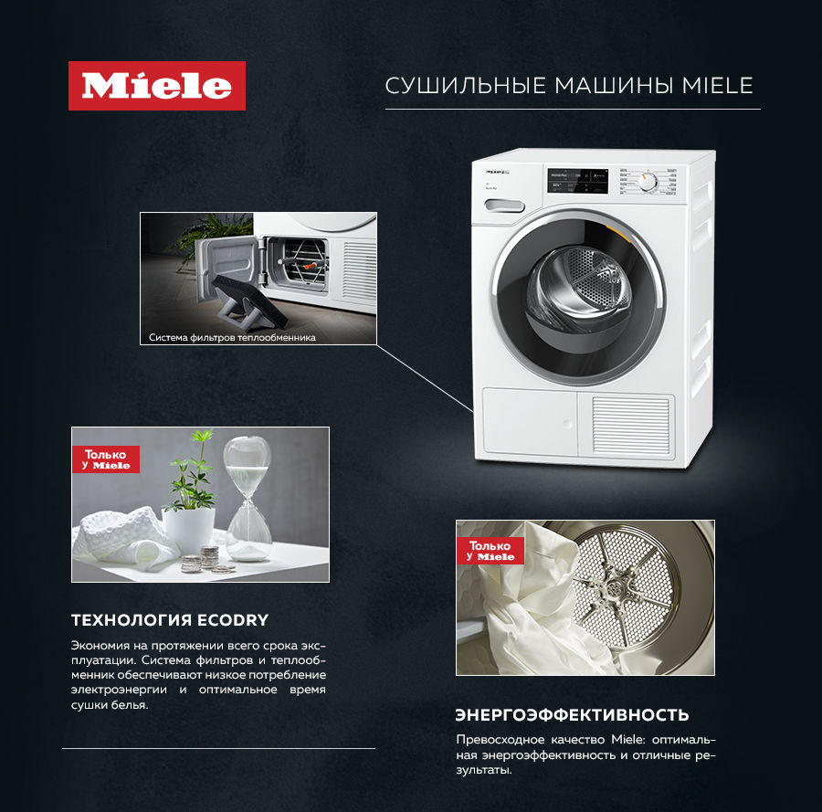 Premium Store: Сушильные машины Miele Ⓟ