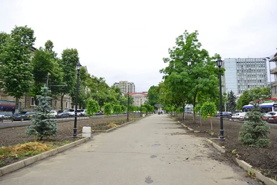 Начались работы по обустройству сквера на улице Ивана Заикина