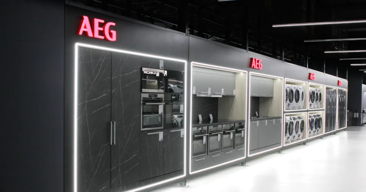 AEG и Electrolux объявляют об открытии бренд-зон в шоу-руме бытовой техники и электроники ULTRA