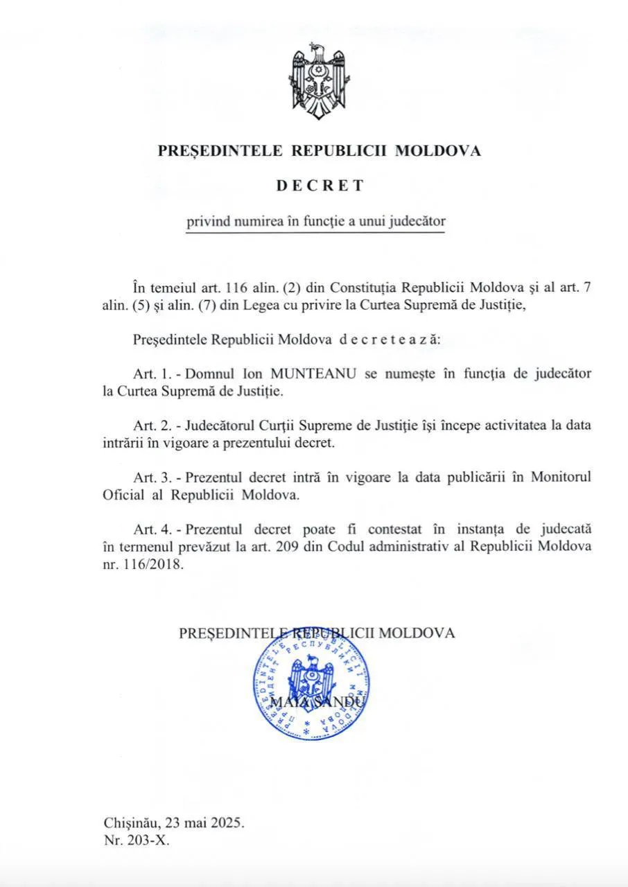 Procuratura Generală a rămas fără șef: Ion Munteanu, numit judecător la CSJ