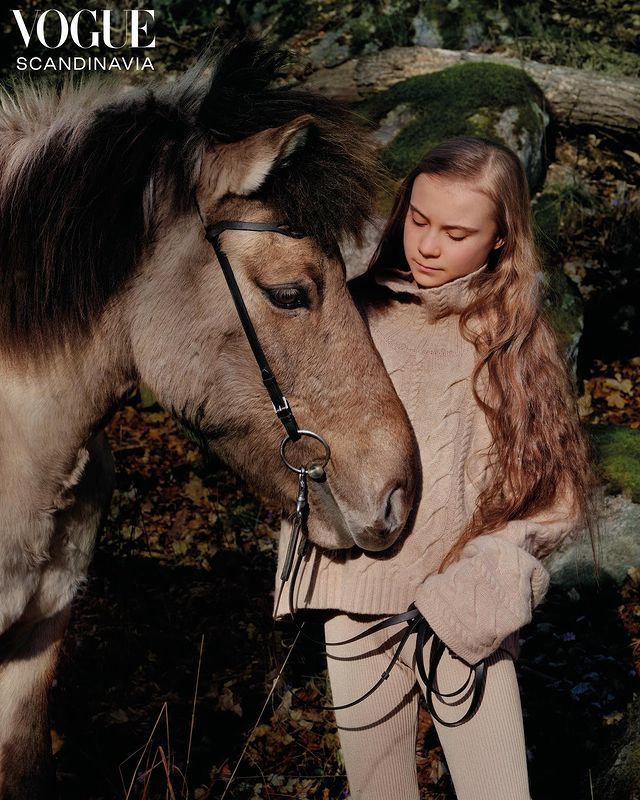 Грета Тунберг снялась для обложки первого номера Vogue Scandinavia
