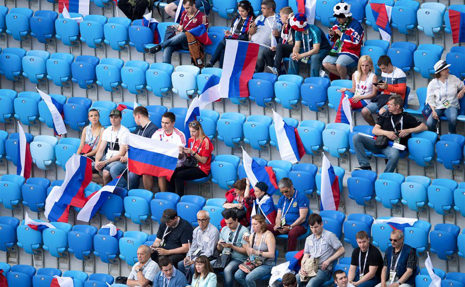 Церемония открытия Кубка конфедераций прошла при полупустых трибунах