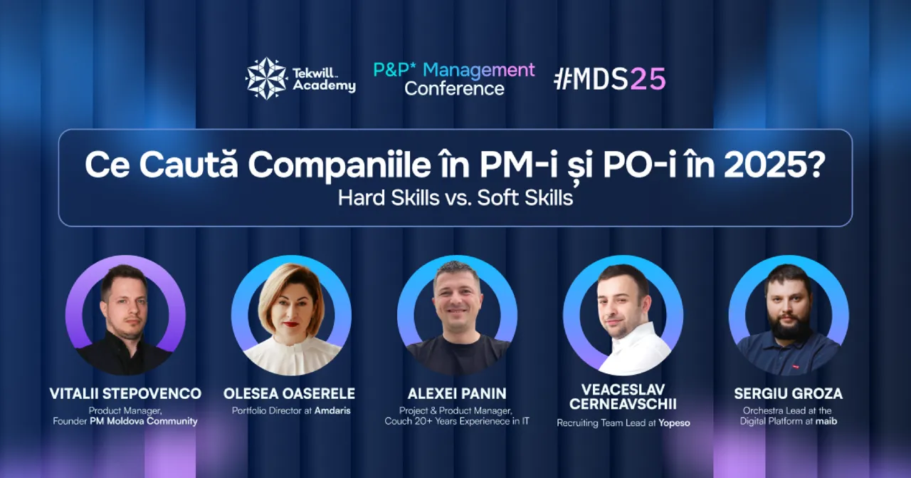 Chișinău devine scena leadershipului în Project & Product Management