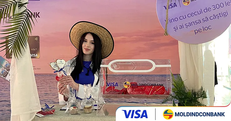 Пять дней любви для обладателей карт VISA от Moldindconbank
