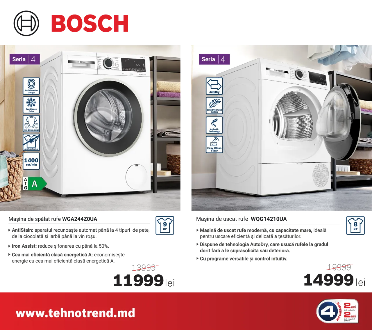 Bomba: Prinde valul reducerilor Bosch și economisește până la 7.000 lei