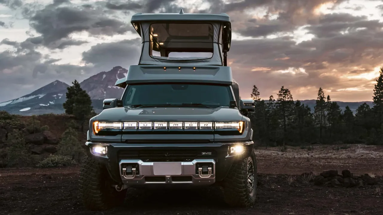 Электропикап Hummer получил версию для дальних путешествий