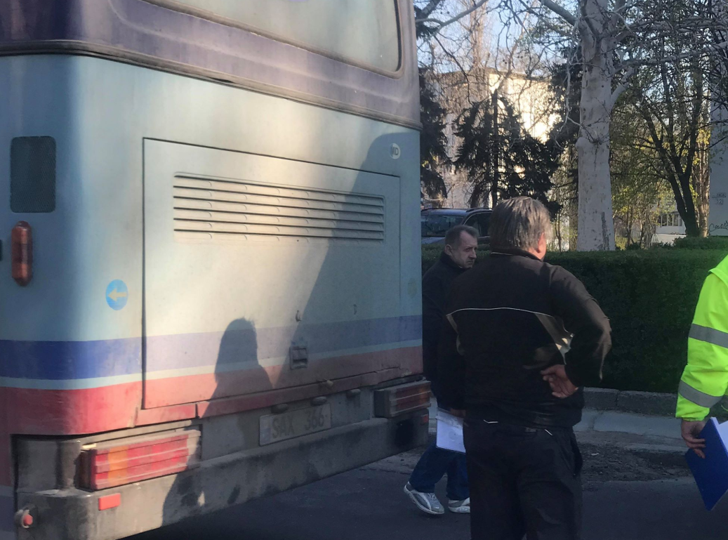 В Кишиневе столкнулись два автобуса
