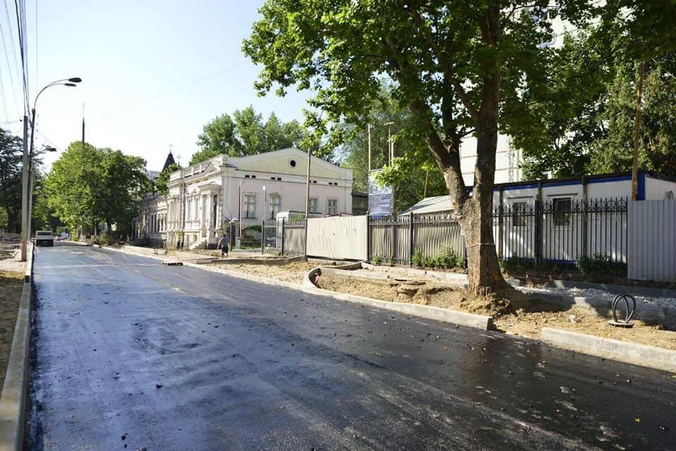 Часть улицы 31 Августа в Кишиневе откроют в середине июля