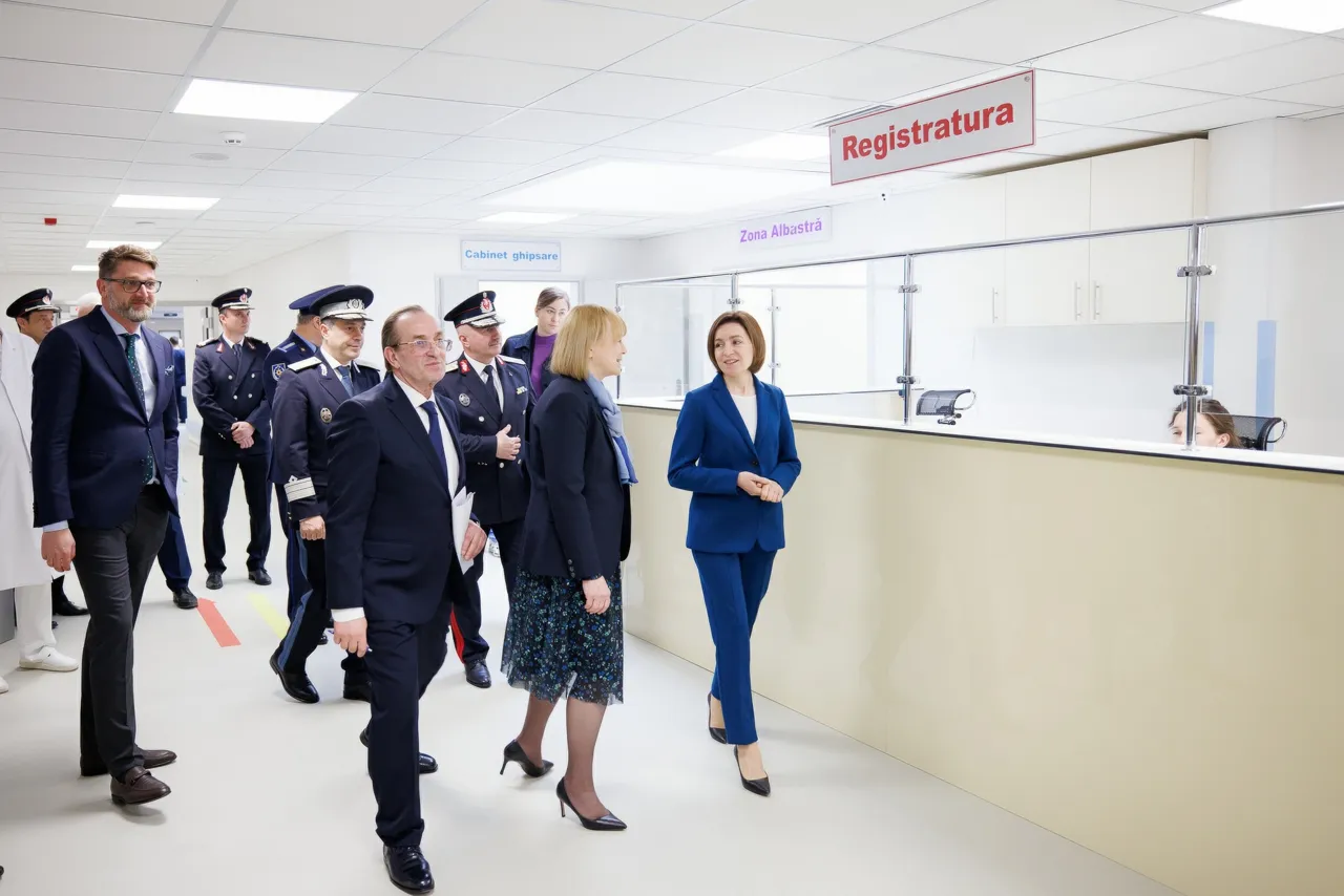Майя Санду участвовала в открытии крупнейшего в Молдове приемного отделения